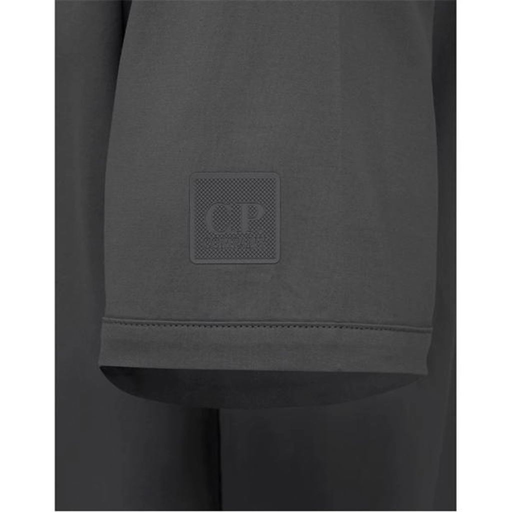 CP Company Half-Zip Polo Top - Black